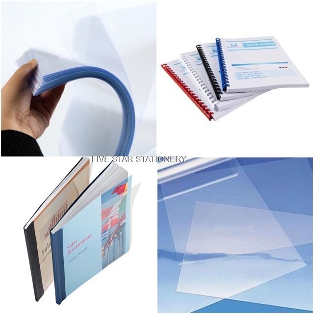 fivestar2u *Pack of 100* Plastic Sheet Cover / Rigid Sheet